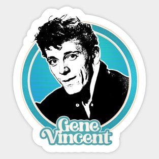 Gene Vincent // Rock N Roll Legend Fan Design Sticker